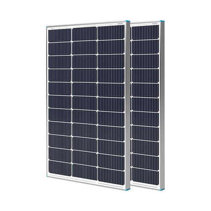 Renogy 2PCS 100 Watt Solar Panels 12 Volt Monocrys