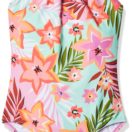 Kanu Surf Girls' Jasmine Beach Sport Halter One Pi