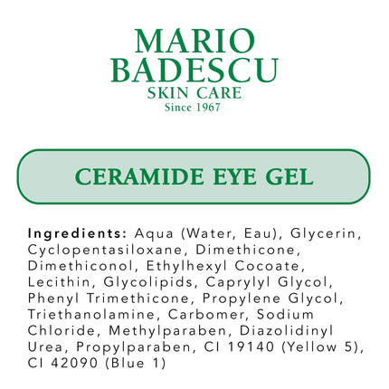 Mario Badescu Ceramide Eye Gel 0.5oz (14g)