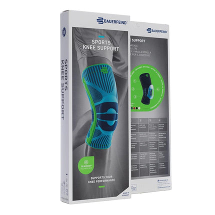 BAUERFEIND knee support Knee Support with silicone ring, Can be worn on both the right & left knee