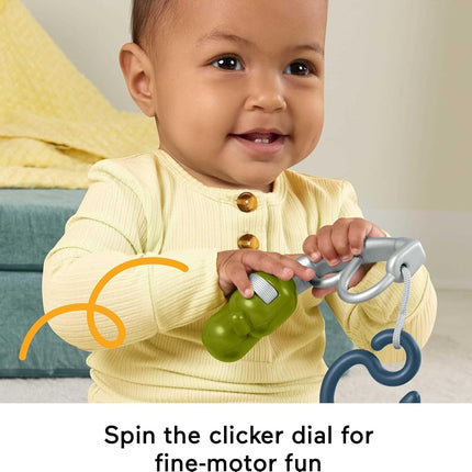 Fisher-Price Baby Toys Mini Me Moments 4 Piece Fun Fishing Toy for Sensory Activities for Baby Development from 3 Months and Up