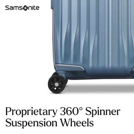 Samsonite Uplift Hardside, Azul Elemental, Maleta Grande Facturable de 27 Pulgadas, Uplift Hardside