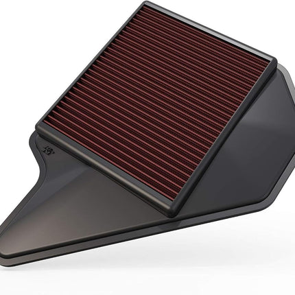 K&N Engine Air Filter: Reusable, Clean Every 75,000 Miles, Washable, Replacement Car Air Filter: Compatible with 2011-2019 Dodge/Chrysler/Lancia/Ram/Volkswagen (Grand, Voyager, Cargo, Routan) 33-2462