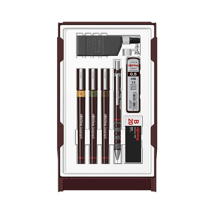 rOtring Isograph Technical Drawing Pens, 3-Pen Col