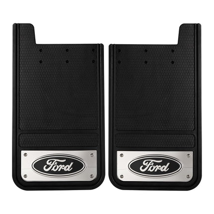 Plasticolor Ford Heavy Duty Rear 12 X 23 Mud Guards, 12" x 23" Rear Mud Guards (001838R01)