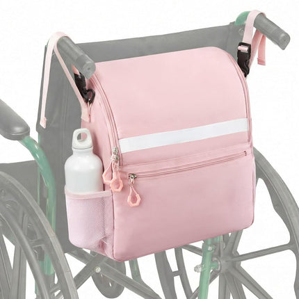 Abbylike Pink Wheelchair Bag, Women Wheelchair Bac