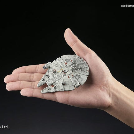 Bandai Vehicle Model 006 Star Wars Millennium Falcon Plastic Model Kit -Story of Roue one-