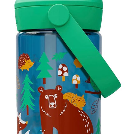 Camelbak Thrive Flip Straw Kids 415 ml – sport bottle – leak-proof – child-friendly size – easy drinking closure – ideal for on the go – Friendly Forest, size: OS