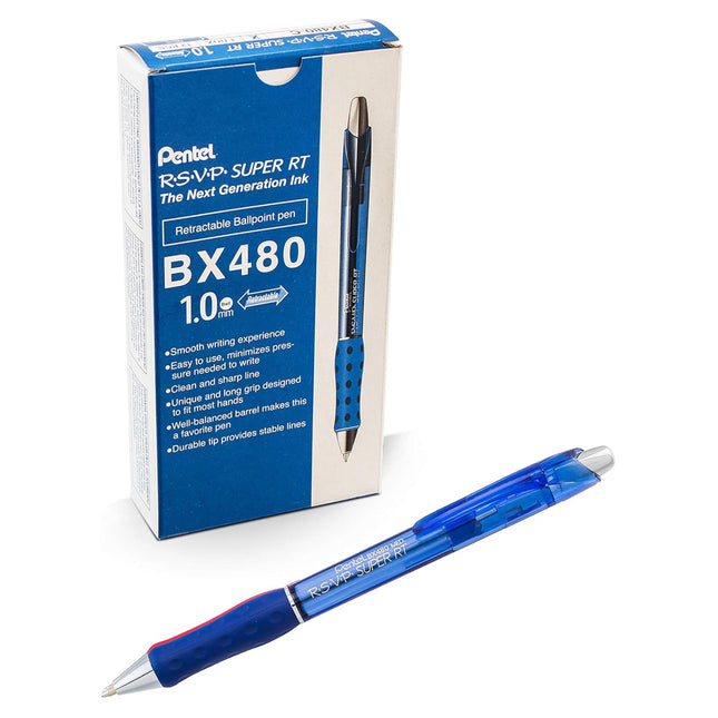 Pentel RSVP Super RT Ballpoint Pen, (1.0mm) Medium