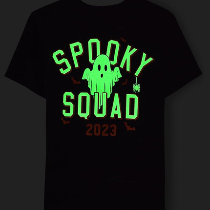 The Children's Place Kids' Short Sleeve Halloween Graphic T-Shirt, Spooky Squad, Large