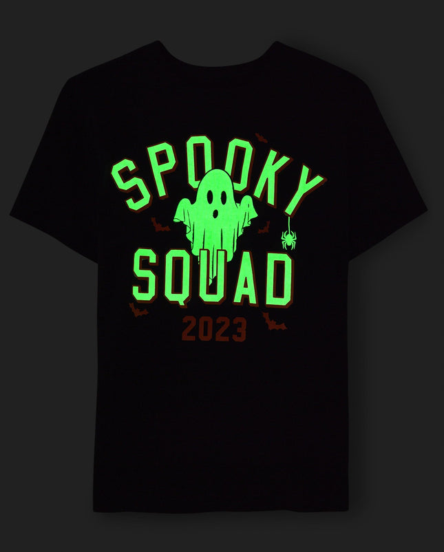 The Children's Place Kids' Short Sleeve Halloween Graphic T-Shirt, Spooky Squad, Large