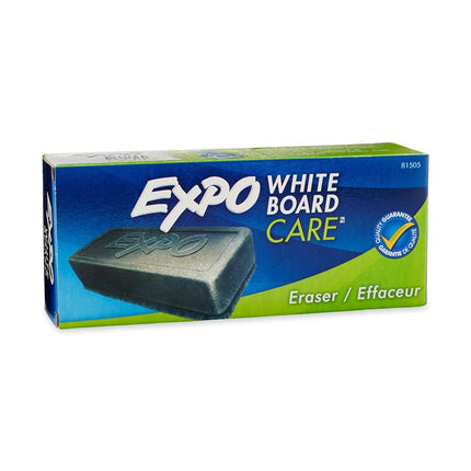EXPO Soft Pile Dry Block Eraser, 5-1/8 x 1-1/2 Inches, Ideal for Whiteboards, Pack of 12