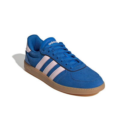 Adidas Women's Breaknet Sleek Sneakers, Bright Royal/Clear Pink/Carbon, 9