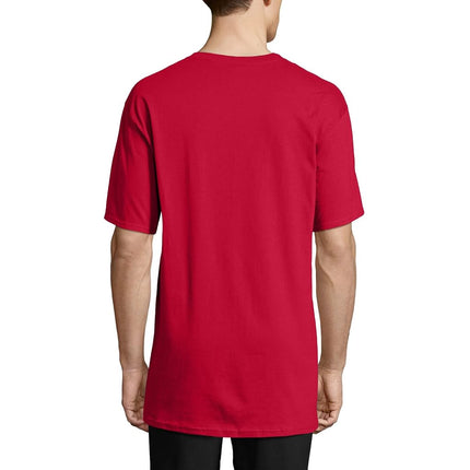 Hanes Nano-T Men`s T-shirt, 4980, Medium, Deep Red