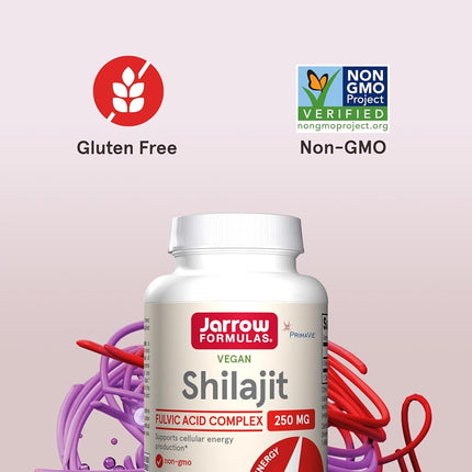 Jarrow Formulas Shilajit Fulvic Acid Complex 250 Mg, Supports Energy Production, 60 Veggie Caps