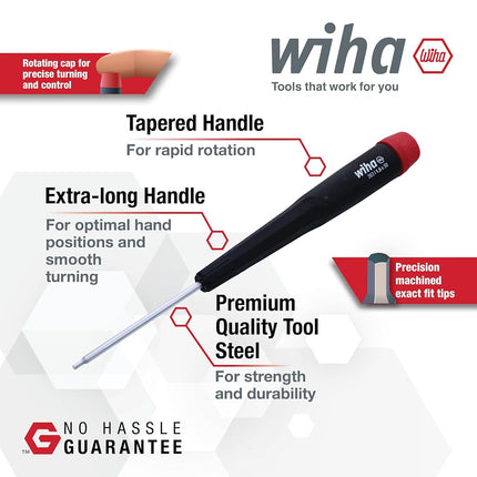 Wiha 26390 Precision Hex Metric Screwdrivers 7-Piece Set