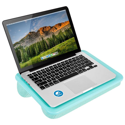 LapGear Compact Lap Desk - Aqua Sky - Fits up to 13.3 Inch Laptops - Pack of 12 - Style No.43009