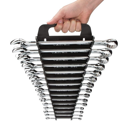 TEKTON 18772 Combination Wrench Set with Store and Go Keeper, Inch, 1/4-Inch - 1-Inch, 15-Piece