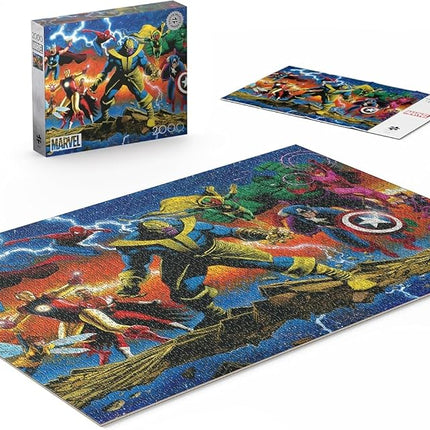 Buffalo Games - Silver Select - Marvel - Thanos Legacy #1-2000 Piece Jigsaw Puzzle for Adults -Challenging Puzzle Perfect for Game Nights - Finished Size is 38.50 x 26.50