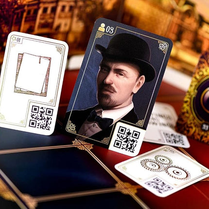 Lucky Duck Games Chronicles of Crime The Millennium Series - 1900 Board Game | Cooperative Murder Mystery Game for Kids and Adults | Ages 12+ | 1-4 Players | Avg. Playtime 60-90 Mins