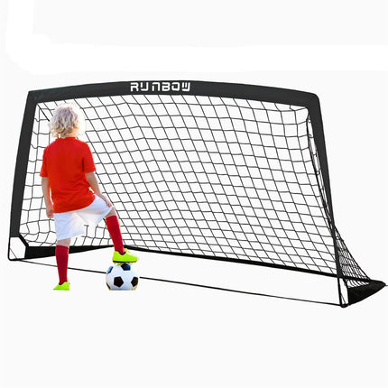 6x4 ft Kids Football Goal, Portable Junior Practic