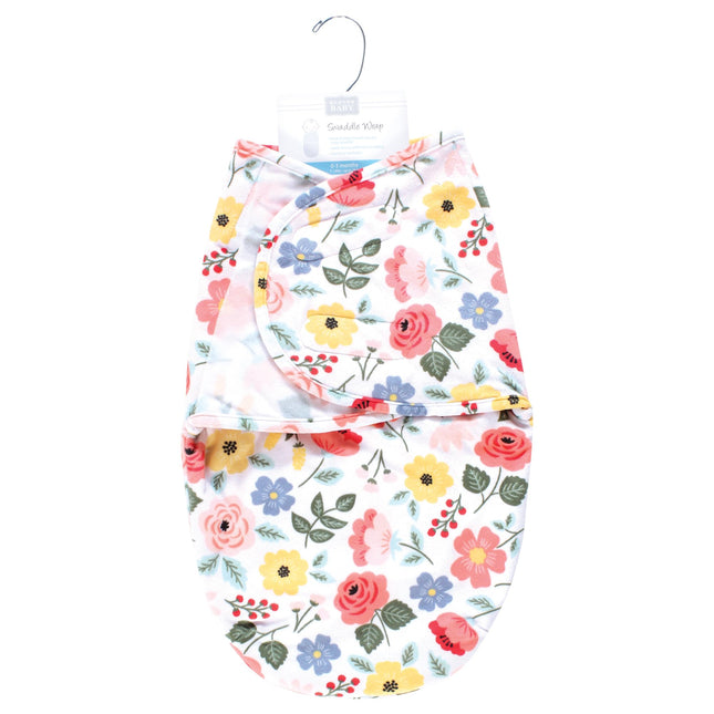 Gigoteuse en fausse fourrure moelleuse Hudson Baby pour bébé fille, motif botanique moderne, 0-3 mois