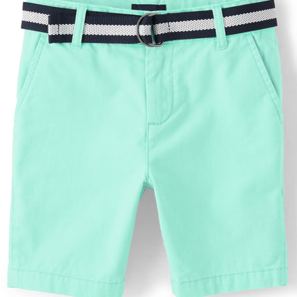 The Children's Place Boys' Belted Chino Shorts, Me