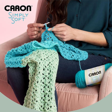 Caron Simply Soft Speckle Yarn, Honeycobmb 3 Pack