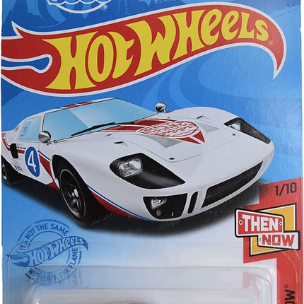 Hot Wheels Ford GT 40, [White] 78/250 Then and Now