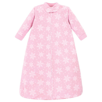 Hudson Baby Unisex Baby Long-Sleeve Fleece Sleeping Bag, Sparkle Trees, 18-24 Months