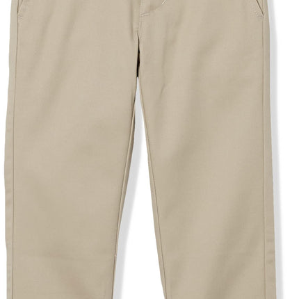 Nautica Boys School Uniform Twill Khaki Pants, Fla