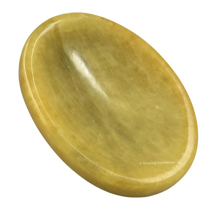 Amazing Gemstone Yellow Aquamarine Worry Stone Cry