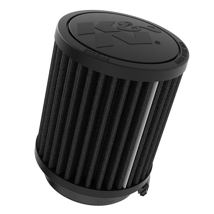 K&N Black Universal Dryflow Round Air Filter 62mm flange, 89mm outside diameter, 102mm height (RU-3118HBK)