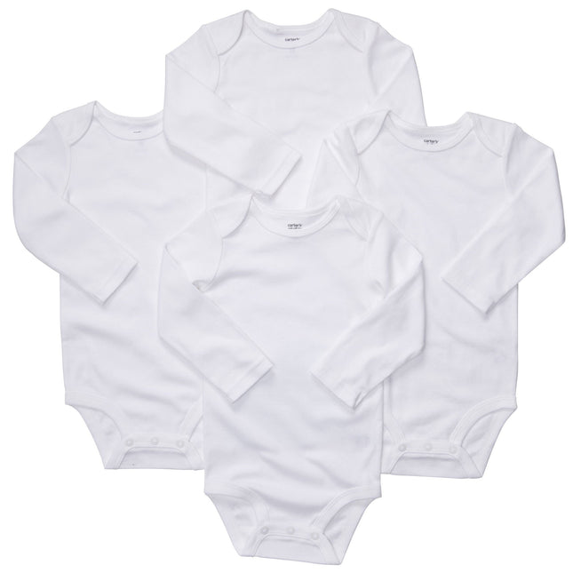 Carter's Baby Boys' 4-Pack Long Sleeve Bodysuits 1