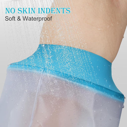 Asunby Protectores Impermeables para Escayolas de Mano para Ducha, Baño, Adultos, Muñeca, Protector de Heridas a Prueba de Agua, Fundas Reutilizables para Vendajes, para Mano Rota, Muñeca, Dedos, Quemaduras Postoperatorias