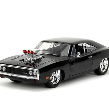 Jada Toys Fast & Furious 1:24 Scale Anniversary Twin Pack Die-Cast Dom’s 1970 Dodge Charger R/T and Brian’s 1995 Toyota Supra – Collector Replica Set