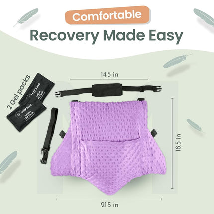 MOYOAMA Hysterectomy Pillow Post Surgery for Hysterectomy Recovery Must Haves- Surgery Pillow for Abdomen, Abdominal Pillow Post Surgery, Abdominal Surgery Recovery Pillow for Hysterectomy Gifts