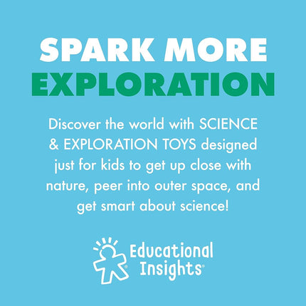 Educational Insights GeoSafari Jr. Kidnoculars, Pink: Kids Binoculars, Perfect Outdoor Play for Preschool Science
