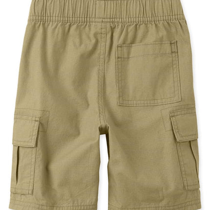 The Children's Place Short Cargo Garçon à Enfiler, Noir Délavé Simple, 4 Slim