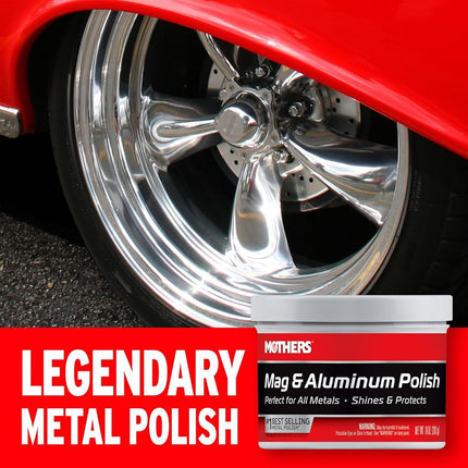 MOTHERS 05101 Mag and Aluminum Polished Metal, 283 g