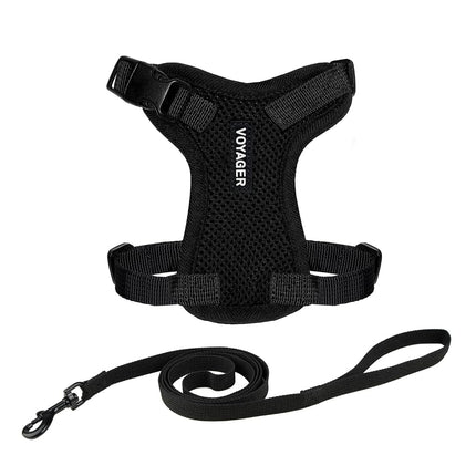 Best Pet Supplies Step-in Lock Harness, Black, XS