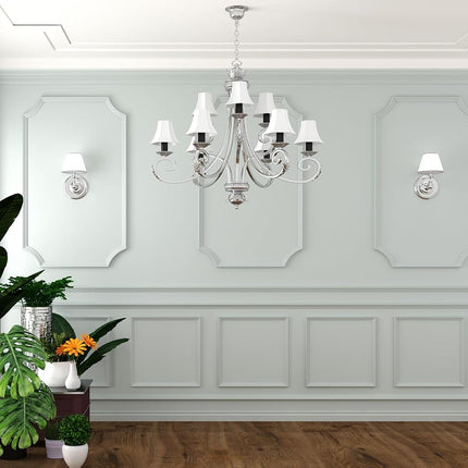 Colingmill 3 Set Accent Wall Molding Kit Premade Wainscoting Panels Wall Molding Peel and Stick Panel White Pre Cut Trim for Walls Picture Frame Molding for Home Decoration(16 x 20 Inch)