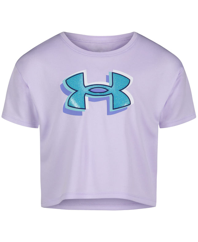 Under Armour Girls Short Sleeve Shirt, Crewneck, L