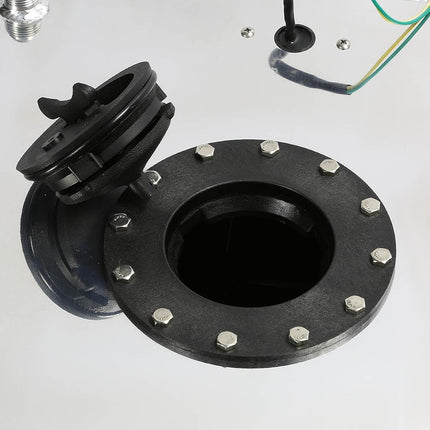 DNA MOTORING 5 Gallons Aluminum Top-Feed Fuel Cell Gas Tank 12" (L) x 12" (W) x 8" (H),ALU-FT-T2