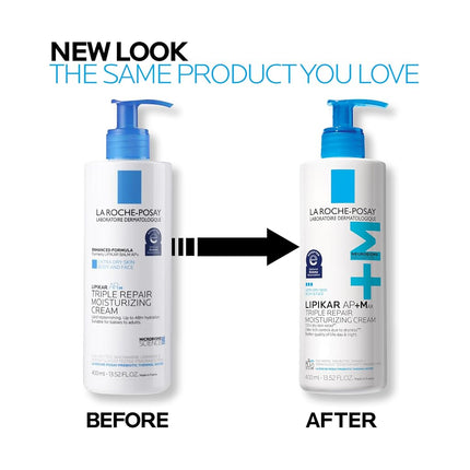La Roche-Posay Lipikar Baume Ap+M Triple Action Body Moisturiser For Dry Skin 400ml
