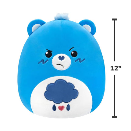Squishmallows Care Bears | Grumpy Bear 12inch Plush | Collectable Cute Plush Toy, Cuddly Toys for Children, Soft Toys, Cute Teddies Suitable for Girls and Boys Ages 3