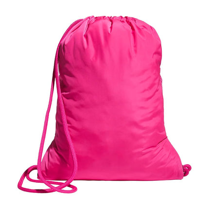 adidas Alliance Sackpack, Drawstring Backpack, Lightweight Small Gym Bag for Women and Men, Team Shock Pink 2/White, One Size, Alliance Sackpack – Drawstring Backpack Small Bag for Men and Women