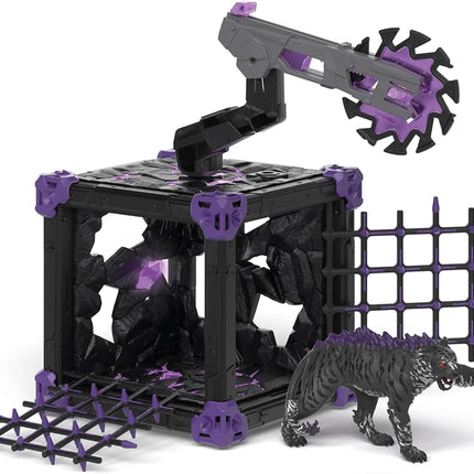 Schleich Eldrador - 27Pc Battle Cave Shadow Tiger Playset - Kids 7+ | 42739