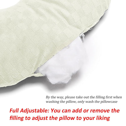 Wuronsa Ear Piercing Pillow with Hole for Cartilage Piercings, CNH Support