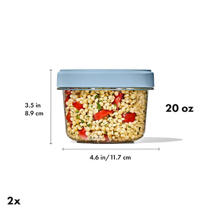 OXO Good Grips Twist & Stack Container, 550 mL , 2-Pack